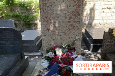 Tombe Jean-Paul Sartre Simone de Beauvoir cimetière du Montparnasse