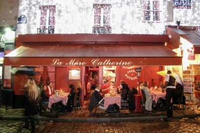 La petite histoire des grands restaurants de Paris : A La Mère Catherine, institution montmartroise