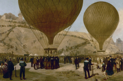 Éphéméride du 7 octobre à Paris : Gambetta s'échappe de Paris assiégé en ballon volant