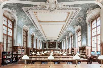 La Bibliothèque de la Sorbonne, dans le 5e arrondissement