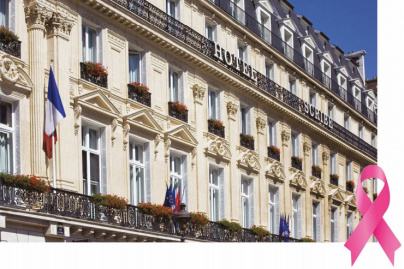 L'Hôtel Scribe soutient la lutte contre le cancer du sein