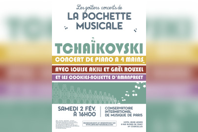 Un goûter-concert "Tchaïkovski et Cookies-Noisettes" au Conservatoire International de Musique