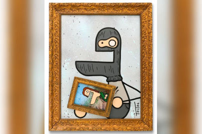 Exposition "Hors Cadre" du street artist TocToc à la Galerie Sakura