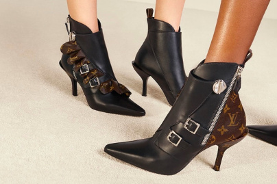 Un pop-up de souliers Louis Vuitton au Bon Marché 