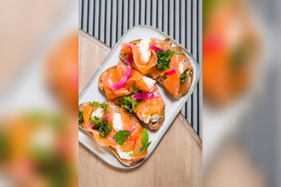 La recette de la tartine au saumon fumé d'Astara