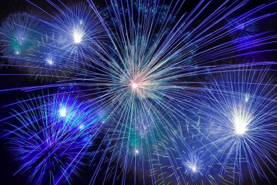 Feu d'artifice du 14 Juillet 2020 à Asnières-sur-Seine (92)