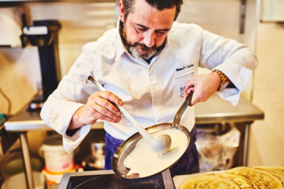 La recette des crêpes de Benoit Castel