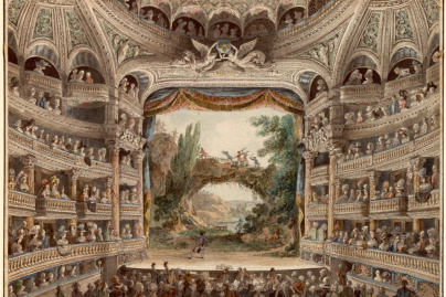 Intérieur de la Comédie-Française en 1790