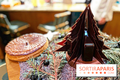 Bûche de Noel 2020 par Stephanie Le Quellec et Pierre Chirac au restaurant La Scène