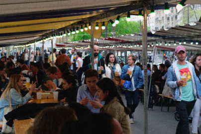 Le food market de Belleville célèbre le Beaujolais Nouveau 2022