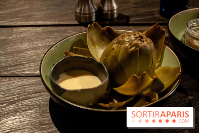 Artichaut vinaigrette de Jacopo Paris (9,5 €)