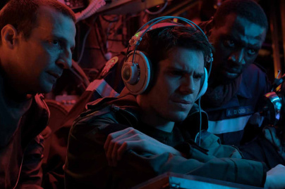 Mathieu Kassovitz, François Civil et Omar Sy dans "Le Chant du Loup" 