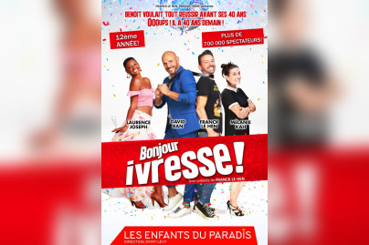 La comédie Bonjour Ivresse ! au théâtre Les Enfants du Paradis