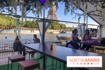 La Guinguette Sohso face à la Tour Eiffel