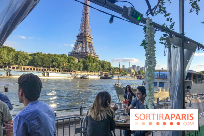 La Guinguette Sohso face à la Tour Eiffel