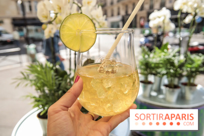 Thé glacé et éclair Tokyo Mojito chez Mariage Frères, les photos