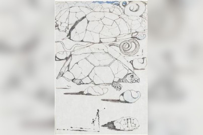 Illustration pour Mao-Tse-Tung, 1966 encre et gouache sur papier, 27,6 x 19,1 cm