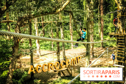 AccroCamp, l'accrobranche des Boucles de Seine