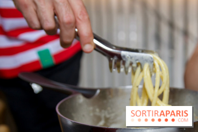 Cucina, Ducasse à la Maison de la Mutualité :  bucatini poivres et fromages