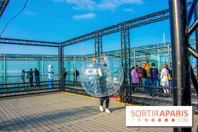 Animation de Bubble Foot sur la Tour Montparnasse