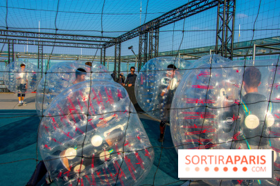 Animation de Bubble Foot sur la Tour Montparnasse