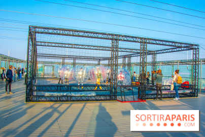 Animation de Bubble Foot sur la Tour Montparnasse