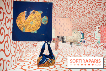 Exposition Furoshiki à l'hôtel de ville