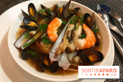 Carte des Frères Pourcel au Bar à Huitres 