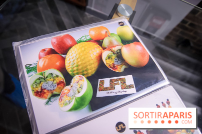 Bûche de Noël 100% fruits de la Ferme de Longchamp