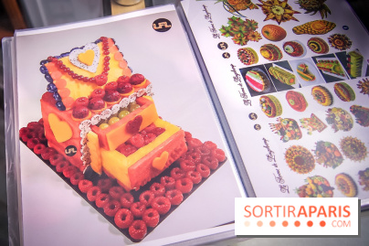 Bûche de Noël 100% fruits de la Ferme de Longchamp