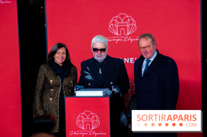 Les Illuminations de Noël des Champs-Elysées 2018 avec Karl Lagerfeld