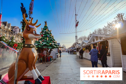 Le Marché de Noël des Tuileries à Paris, allées