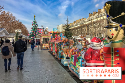 Le Marché de Noël des Tuileries à Paris, manèges