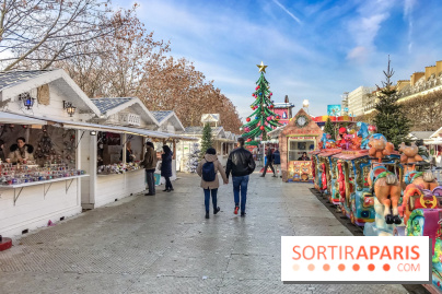 Le Marché de Noël des Tuileries à Paris, allée