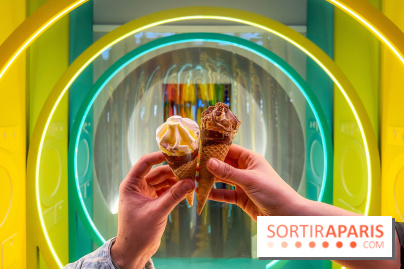 Insolite : un bar à glaces éphémère et gratuit s'installe dans une laverie à Paris !