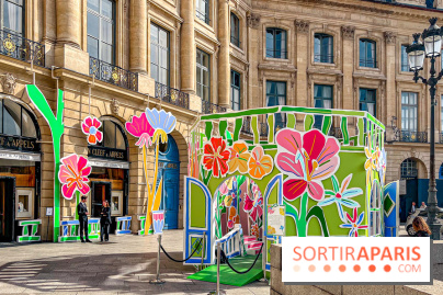 Insolite : Van Cleef & Arpels installe un photocall gratuit sur la Place Vendôme pour le printemps !