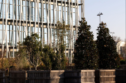 La Parcelle, jardin urbain à Aubervilliers