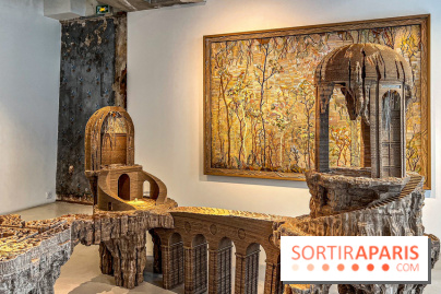 L'exposition gratuite des mondes en carton d'Eva Jospin à la Galleria Continua, dans le Marais