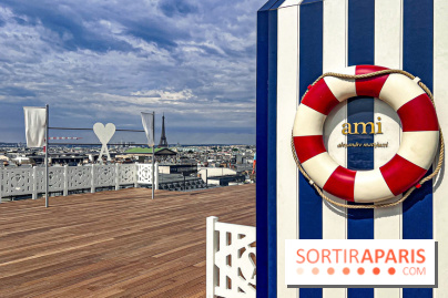 AMI Paris aux Galeries Lafayette Haussmann : pop ups, glacier et crêperie AMI par Julien Sebbag