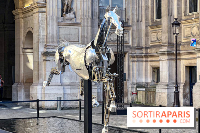JO Paris 2024: Zeus, le cheval métallique de la cérémonie d'ouverture exposé à l'Hôtel de Ville