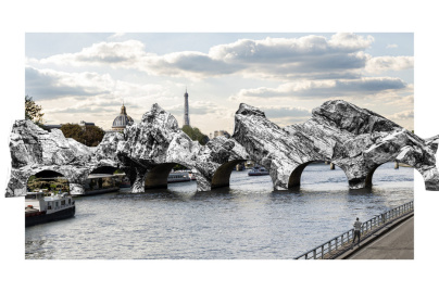 JR va transformer le Pont Neuf en grotte éphémère en hommage à Christo et Jeanne-Claude