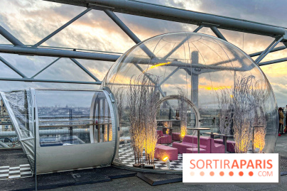 Bulle de rêves : la terrasse d'hiver du restaurant George au sommet du Centre Pompidou