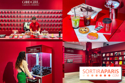 Good Girl Coffee Shop: le café-pop up du nouveau parfum de Carolina Herrera à Paris - nos photos