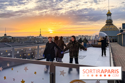 Noël 2025 au Printemps Haussmann : une patinoire gratuite au sommet du grand magasin - réservations