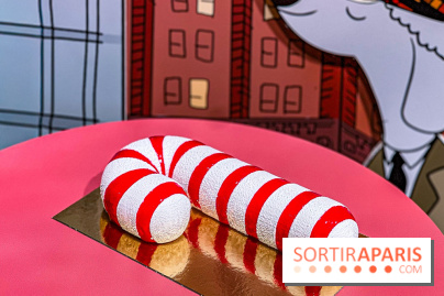 Candy Cake, la Bûche de Noël 2025 du Printemps Haussmann par Bryan Esposito, clin d'œil à New-York