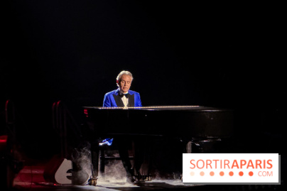 Andrea Bocelli en concert à l'Accor Arena de Paris en avril 2026