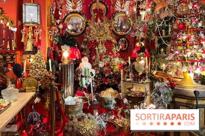 La Maison du Roy, la boutique - royaume des décorations de Noël sur les Grands Boulevards, à Paris