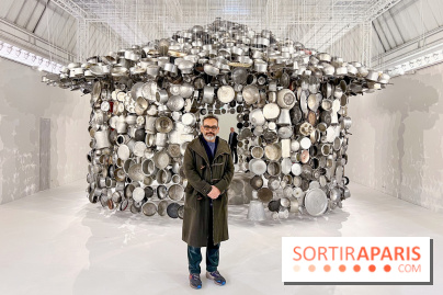 Sangam : l'installation monumentale de Subodh Gupta au Bon Marché Rive Gauche