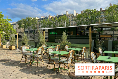 Sena, la nouvelle terrasse face à l'Île Saint Louis : pizzas, Spritzeria, rooftop et pop up stores