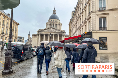 visuel Paris visuel  - pluie - parapluie